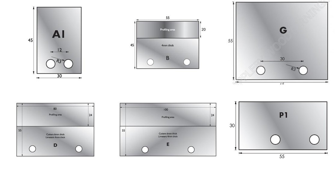 Profile Knife Blanks