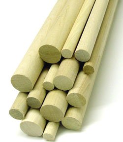 ✔ - Hardwood Dowel Rods