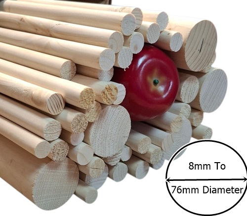 ✔  -  Spruce Dowels