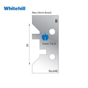 Whitehill Profile Knives No. 64B  5mm Tongue & Groove - 003H0064B