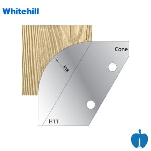 Whitehill Profile H11 Knives only to suit 30° Cone Head Radius 38mm 003H00H11