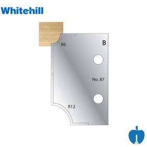 Whitehill 6mm Radius + 12mm Radius Profile Mould profile Limiters No.87 004H00087