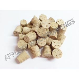 3/8 Inch American White Oak Cross Grain Tapered Wooden Plugs 100pcs