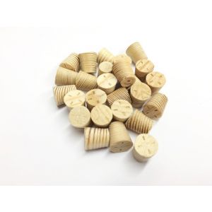10mm Larch Cross Grain Tapered Wooden Plugs