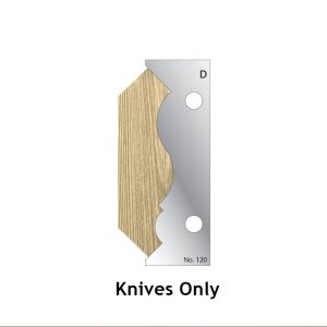 Whitehill Profile 120 Knives Only Type D 80mm 003H00120