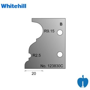 Whitehill Profile Knives No. 123830 HSS 