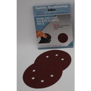 100 Pack 125mm Hook & Loop Sanding Discs Various Grit Sizes