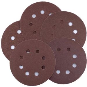 125mm Circular Sanding Discs 'Hook & Loop' backed - 20 pack - 60 & 120 Grit supplied by Appleby Woodturnings