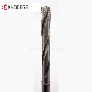 16mm dia x 95mm reach CNC S=16mm Lockcase Spiral Router 3 Flute Positive R/H Kyocera