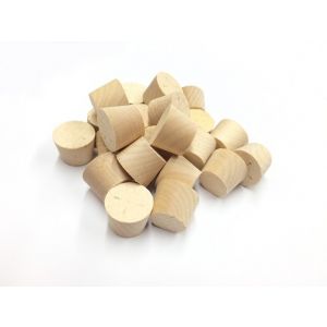 24mm MAPLE Tapered Wooden Plugs 100pcs