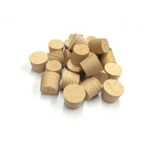 9mm Steamed Beech Tapered Wooden Plugs 100pcs