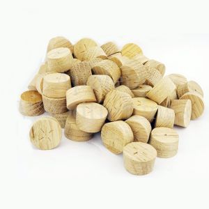 16mm European Oak Tapered Wooden Plugs 100pcs