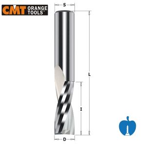 CMT 1/2" x 31.75mm S=1/2" Finishing Spiral Router 2 Flute Positive R/H 191.505.11