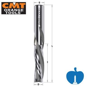 CMT 12mm x 35mm S = 12mm Finishing Spiral Router 3 Flute Negative L/H 194.120.12