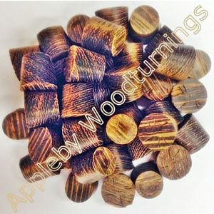 12mm Wenge Tapered Wooden Plugs