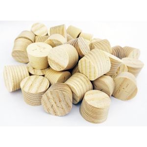 19mm American White Ash Cross Grain Tapered Wooden Plugs