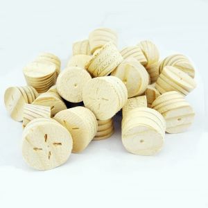 34mm Spruce Tapered Wooden Plugs 100pcs