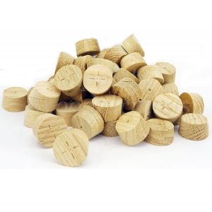 21mm European Oak Tapered Wooden Plugs 100pcs