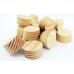 22mm Columbian Pine Tapered Wooden Plugs 100pcs