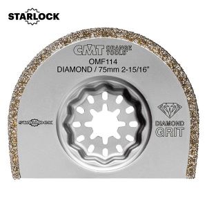 75mm Diamond Coated Extra Long Life Radial Saw Blade Starlock Multi Cutter for Masonry