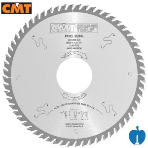 350mm 72 Tooth CMT Triple Chip Panel Sizing Saw Blade with 30mm Bore 282.072.14M