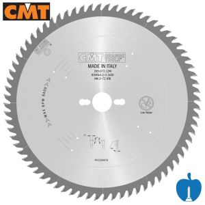 300mm 60 Tooth CMT Finish Cut Table / Saw With 30mm Bore 285.060.12M 