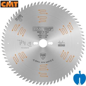 216mm 48 Tooth CMT Negative Chrome Coated Mitre Saw Blade With 2.3mm Kerf To Suit Festool Kapex KS60E