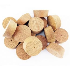 52mm Sapele Tapered Wooden Plugs 100pcs