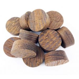 34mm Wenge Tapered Wooden Plugs 100pcs