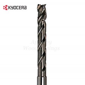20mm dia x 95mm reach CNC S=20mm Lockcase Spiral Router 3 Flute Positive R/H Kyocera