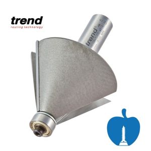 Trend Straight Cut Router cutter 60° S=1/2" 46/106