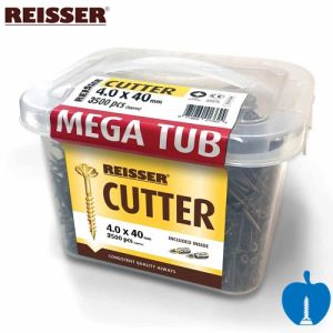 4.0 x 40mm Reisser CUTTER MEGA TUB 3500pcs 