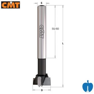 30mm Diameter x 90mm Overall Length CMT TCT Forstner Boring Bit R/H 10mm Shank 