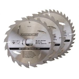3 pack 190mm TCT Circular Saw Blades to suit  BOSCH PCM7,PCM7S,PPS7S