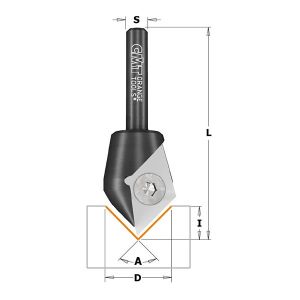 CMT Reversible Knife 90 deg Engraver S=8mm