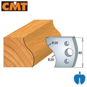 40mm Euro Profile No.09 Knives CMT 690.009 - 1 pair