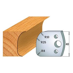 Profile No.62 40mm Euro Knives, limiters and sets