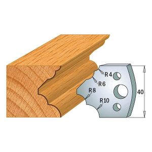 40mm Euro Profile No.126 Knives CMT 690.126 - 1 pair