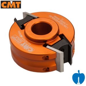 100mm CMT Aluminium Euro Profile 40mm Universal Profile Cutter Block with Bore 30mm for Spindle Moulders 693.100.30