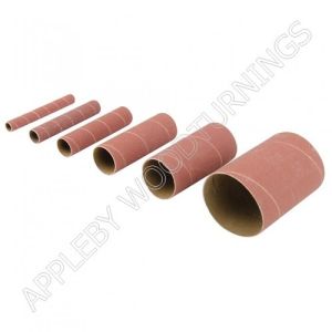 6 Pack Bobbin Sleeves 115mm 80grit    