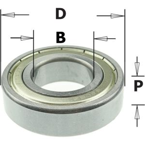 62mm Diameter Spindle Moulder Ballrace Guide Ring Follower 30mm bore CMT 791.051.00