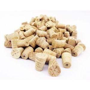 8mm American White Oak Cross Grain Tapered Wooden Plugs 100pcs