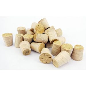 9mm White Beech Tapered Wooden Plugs 100pcs