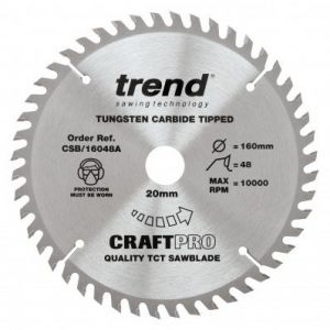 160mm Z=28 Id=20 TREND CRAFT Hand Held / Portable Saw Blade To Fit Festool TS55