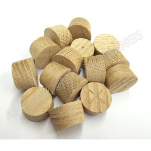 23mm American White Oak Tapered Wooden Plugs 100pcs