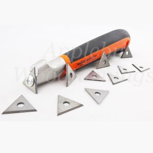 Bahco Ergo 625 Triangle Scraper Handle 25mm With 10 Spare Tips