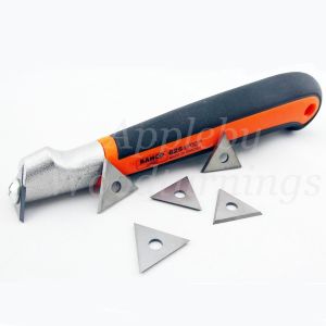 Bahco Ergo 625 Triangle Scraper Handle 25mm With 5 Spare Tips