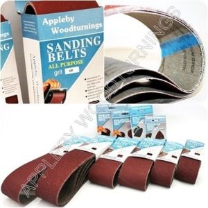 10 Sanding Belts 100 x 915mm - 80 Grit