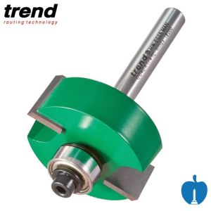Trend 35mm Dia 12.7mm Cut length Bottom Bearing Self-Guided Router Cutter With 1/2" Shank