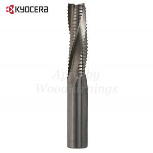 16mm dia x 55mm cut CNC S=16mm C7Plus Coated Roughing Spiral Z=3 Positive R/H Unimerco